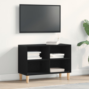 Cabinet para TV de roble negro  - 69.5x30x50 cm. Hecho de madera elaborada D