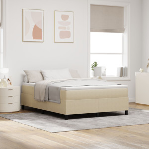 Cama con somier  con colchón gris claro 140x200 cm Terciopelo D