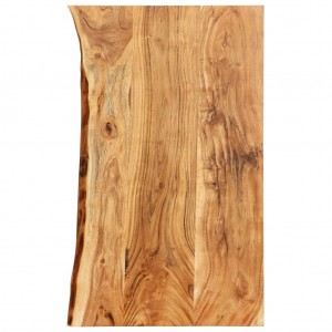 Encimera para armario tocador madera maciza acacia 100x55x3.8cm D
