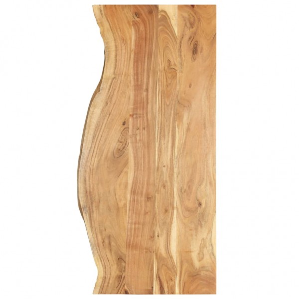 Encimera para armario tocador madera maciza acacia 140x55x2.5cm D