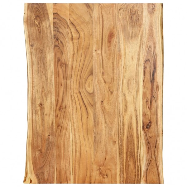 Superficie de mesa de madera maciza de acacia 80x(50-60)x2.5 cm D