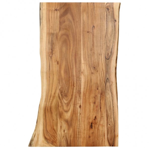 Superficie de mesa de madera maciza de acacia  100x(50-60)x2.5 cm D