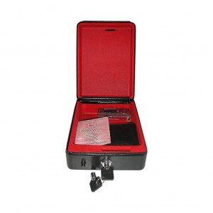 ProPlus Caixa de segurança de aço com chave 225x165x85mm D