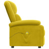 Sillón de masaje de terciopelo amarillo 4