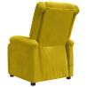 Sillón de masaje de terciopelo amarillo 5