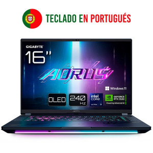 GIGABYTE AORUS Master 16" Intel Core Ultra 9 32GB RAM 1TB U9-275HX negro D