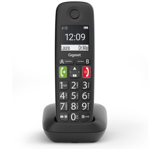 Teléfono Inalámbrico Gigaset E290 negro D