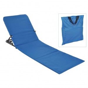 HI Esterilla silla plegable de playa PVC azul D