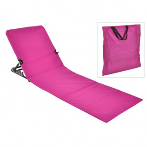 HI Esterilla silla plegable de playa PVC rosa D
