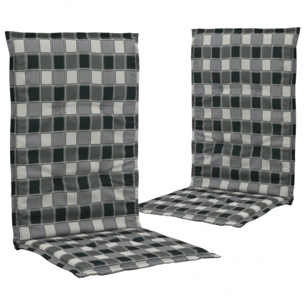Cojines de sillas jardín 2 uds estampado multicolor 120x50x3 cm Cojines de sillas jardín 2 uds estampado multicolor 120x50x3 cm D