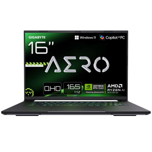 GIGABYTE AERO X16 16" AMD Ryzen AI7 32GB RAM 1TB 1VH93ESC64DH blanco D