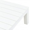 Mesa de jardín de plástico blanco 78x78x31 cm, Mesas de Jardín