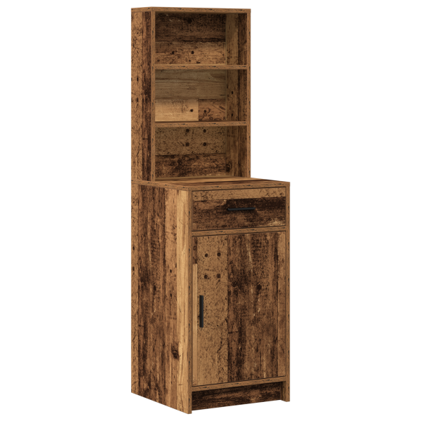 Conjunto de Mesa de Tocador Set de 3 Madera Vieja Madera Elaborada M 5