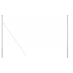 Postes de Cerca 2 pcs Prateado 140 cm Aço galvanizado H