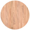 Encimera Marrón claro Ø 50 x 2.5 cm Madera de roble sólida 2