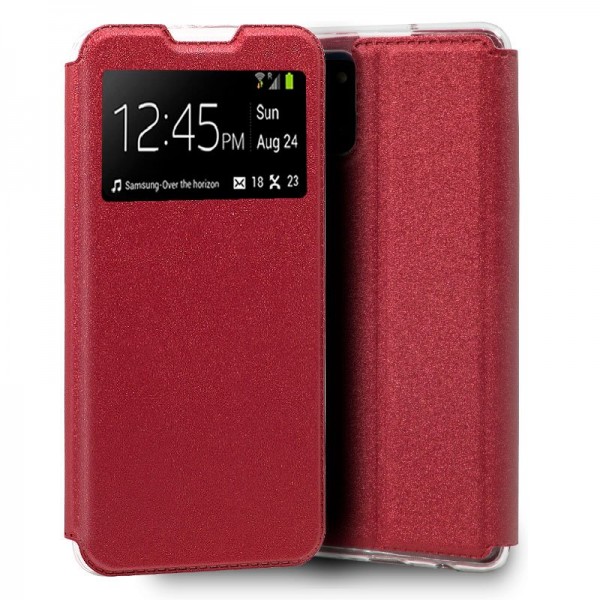 Funda Flip Cover Samsung N770 Galaxy Note 10 Lite Liso Rojo D