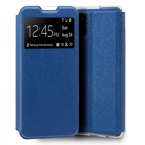 Funda Flip Cover Samsung N770 Galaxy Note 10 Lite Liso Azul D