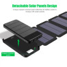 Bateria Externa Universal Power Bank Solar 10.000 mAh con 4 Paneles Solares COOL Negro 9