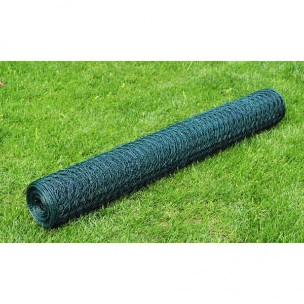 Arame galvanizado revestido de PVC verde 25x0,75 m D