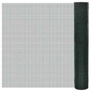 Arame galvanizado revestido de PVC verde 25x1 m D