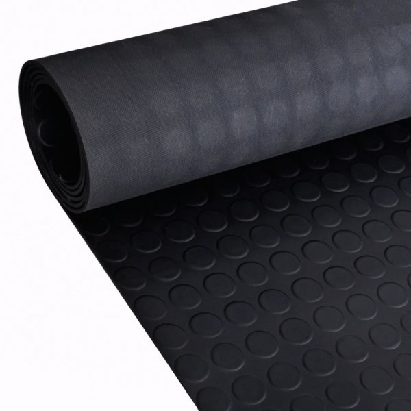 Carpete de borracha antiderrapante com pontos de 5x1 m D
