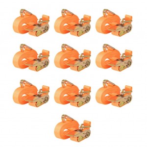 Alças de encaixe 10 pcs 0.4 T 6mx25mm laranja D