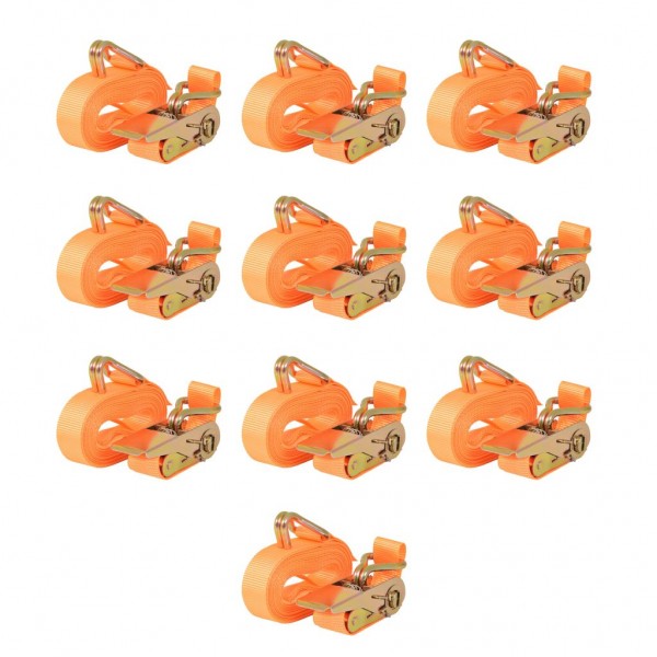 Alças de encaixe 10 pcs 0.4 T 6mx25mm laranja D