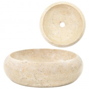 Lavabo de mármol crema 40x12 cm D