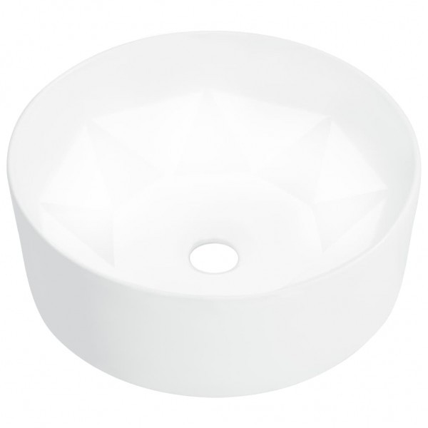 Lavabo 36x14 cm cerámica blanco D