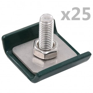 Conector de grelha 25 setes verdes D