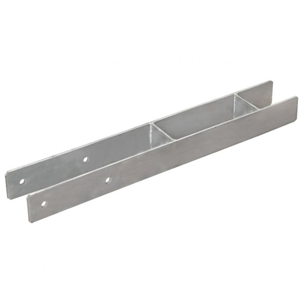 Ancoras de vedação de aço galvanizado prata 7x6x60 cm M 2