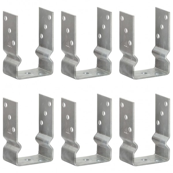 Ancoras de vedação de aço galvanizado prata 9 x 6 x 15 cm D