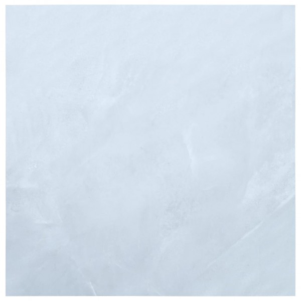 Lamas para suelo autoadhesivas PVC mármol blanco 5.11 m² D