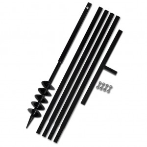 Forro de terra com mangue 100 mm com tubo de extensão 5 M aço D