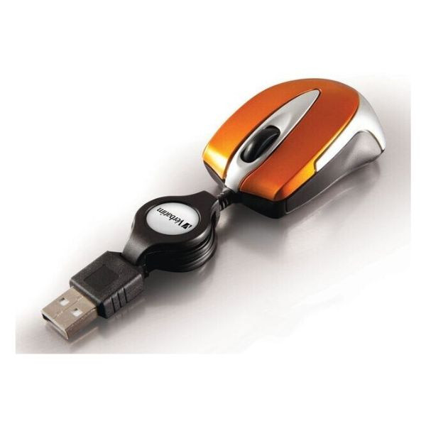Rato Verbatim Go Mini laranja M 3