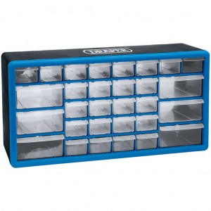 Draper Tools Organizador de ferramentas 30 caixas azuis 12015 D