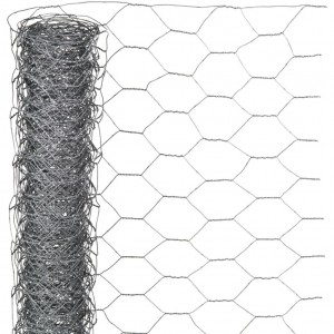 Nature Malla de alambre hexagonal 0.5x2.5 m 25 mm acero galvanizado D