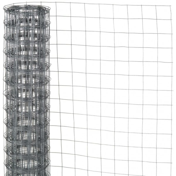 Nature Malla de alambre hexagonal acero galvanizado 0.5x2.5 m 13 mm D