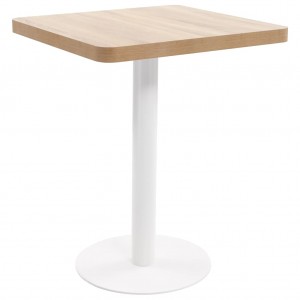 Mesa de jantar MDF marrom claro 60x60 cm D