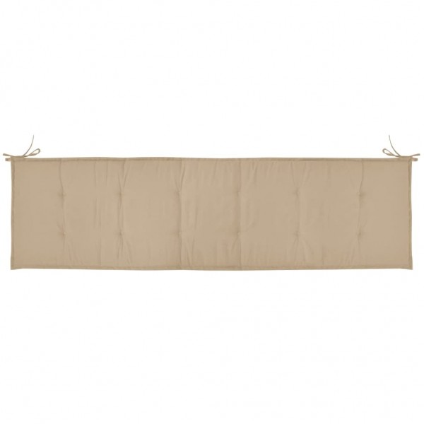Cojín de banco de jardín tela Oxford beige 180x50x3 cm M 4