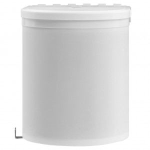 vidaXL Cubo de basura de cocina extraíble reciclaje cierre suave 36 L