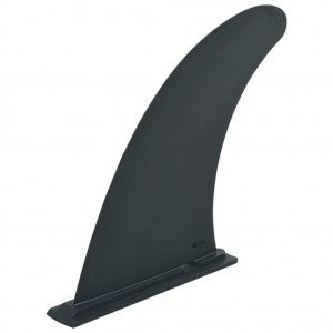 Aleta central tabla paddle board plástico negro 18.3x21.2 cm D