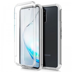 Fundação COOL Silicone 3D para Samsung N770 Galaxy Note 10 Lite (Border Transparent + Trasera) D