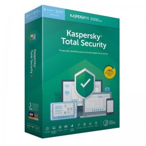Antivirus kaspersky total security 2020 - 3 dispositivos - 1 año - no cd D