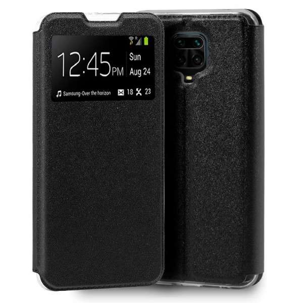 Fundação COOL Capa de Flip para Xiaomi Redmi Note 9S / Nota 9 Pro Black Lise D