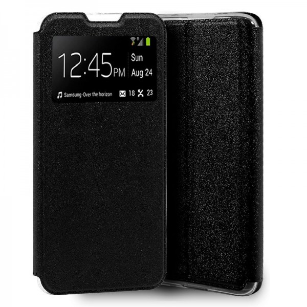 Funda COOL Flip Cover para Xiaomi Mi 10 / Mi 10 Pro Liso Negro D