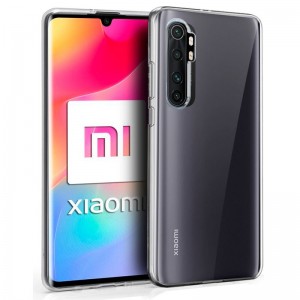Funda COOL Silicona para Xiaomi Mi Note 10 Lite (Transparente) D