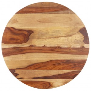 Superficie de mesa redonda madera maciza sheesham 15-16 mm 40cm D