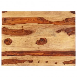 Superficie de mesa madera maciza de sheesham 25-27 mm 60x70 cm D