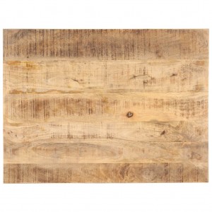 Superficie de mesa madera maciza de mango 25-27 mm 90x60 cm D